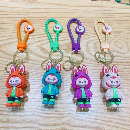 4-Piece Keychain Set for Bags